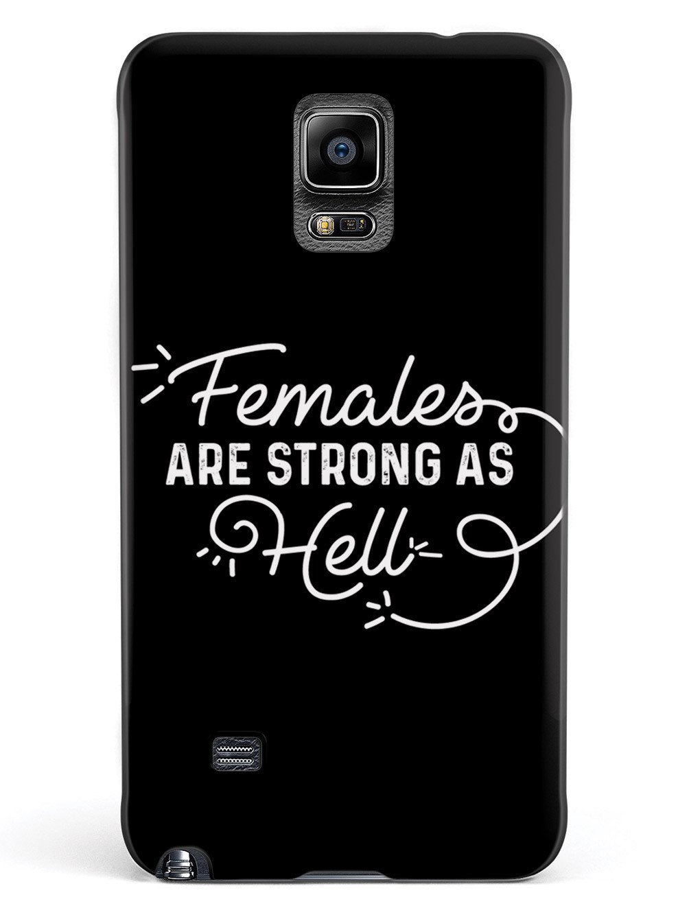 Females Are Strong As Hell - Black Case - pipercleo.com