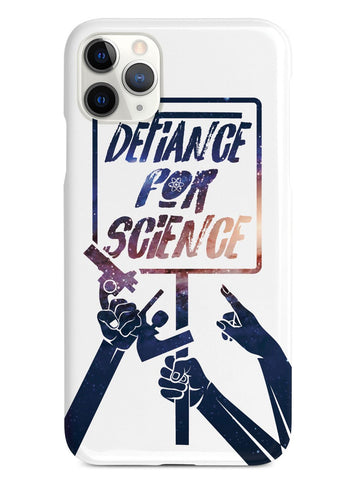 Defiance For Science - Space Background - White Case - pipercleo.com