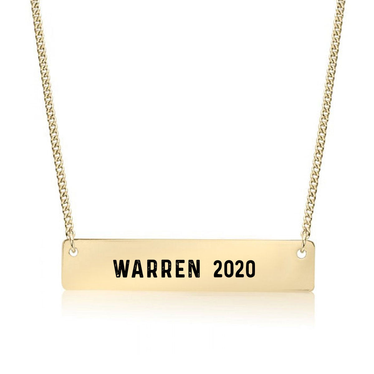 Warren 2020 Gold / Silver Bar Necklace - pipercleo.com