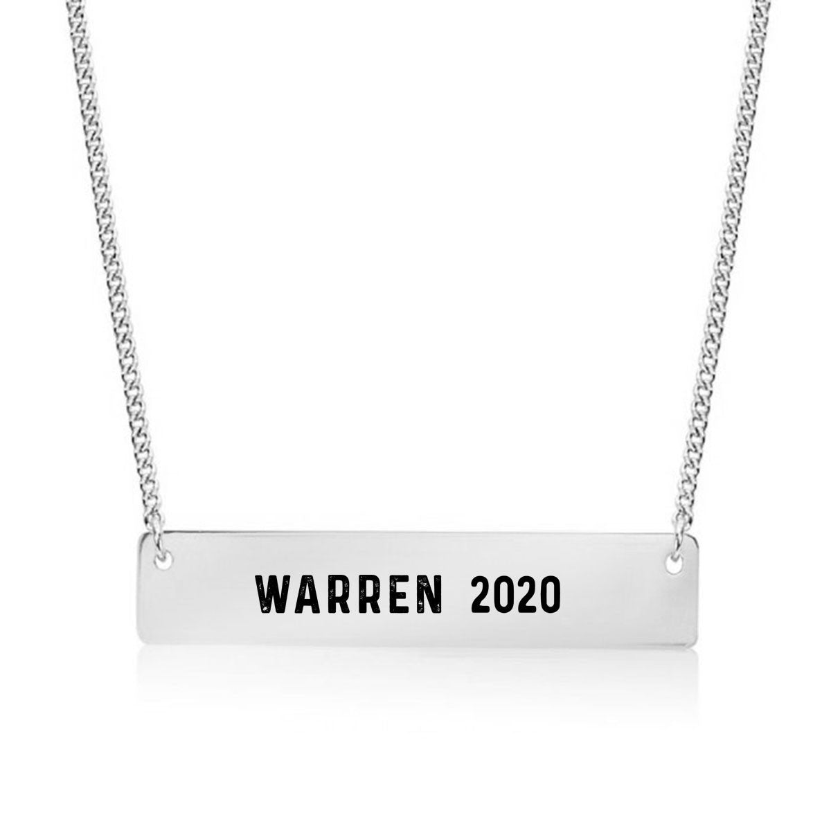 Warren 2020 Gold / Silver Bar Necklace - pipercleo.com