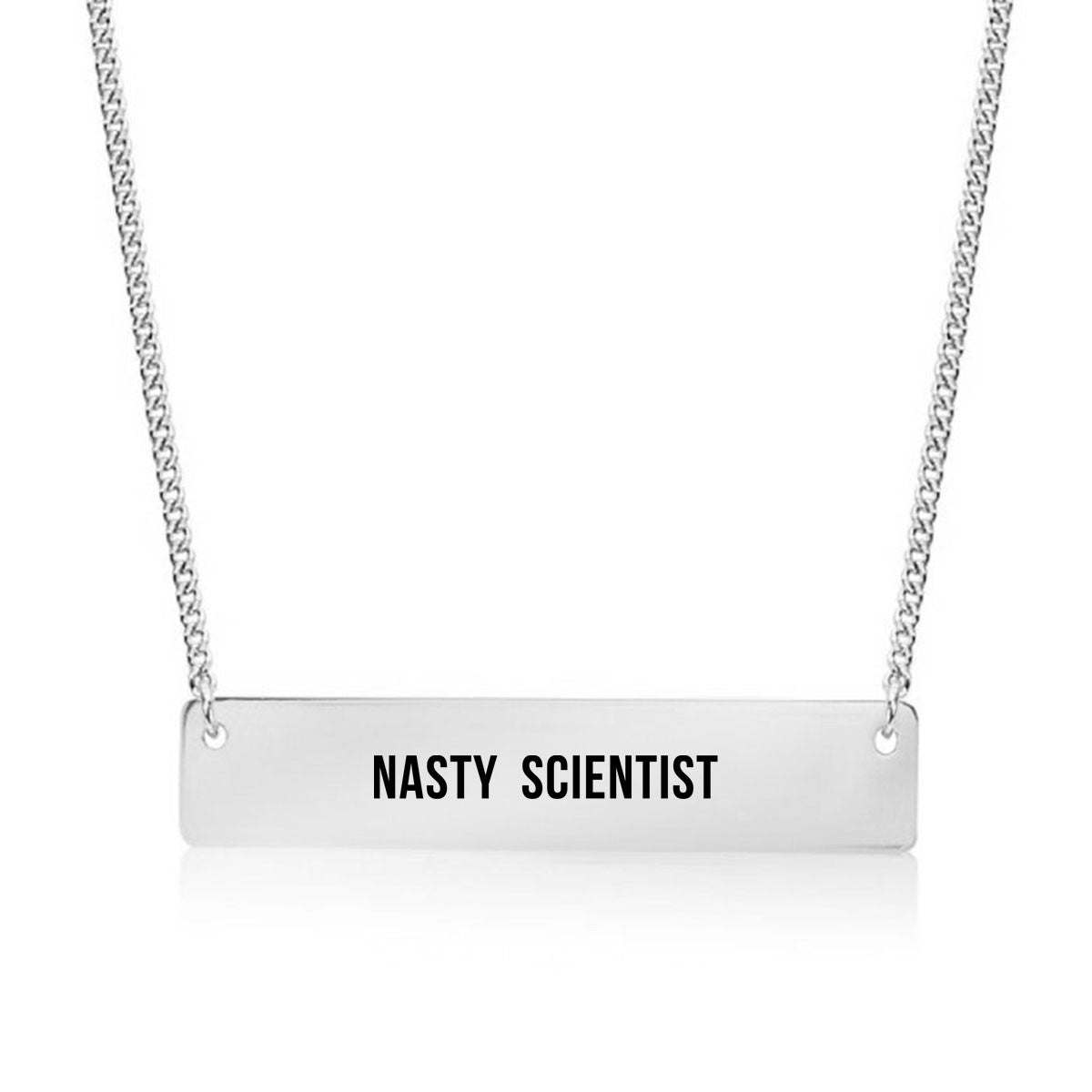 Nasty Scientist Gold / Silver Bar Necklace - pipercleo.com