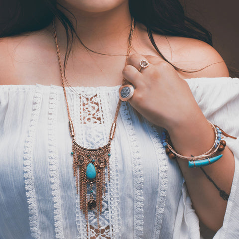 Aztec Gold Necklace