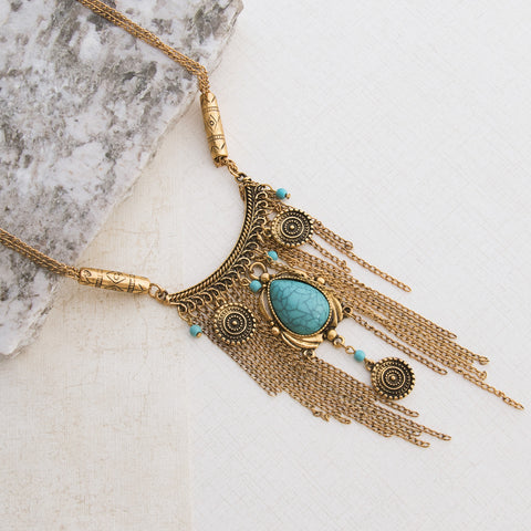 Aztec Gold Necklace - pipercleo.com