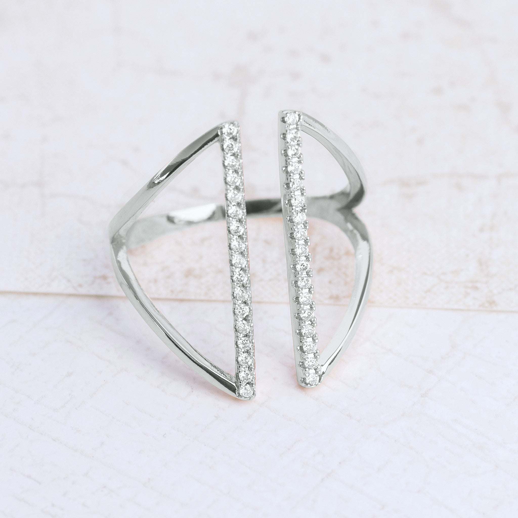 The Silver Shield Ring - pipercleo.com