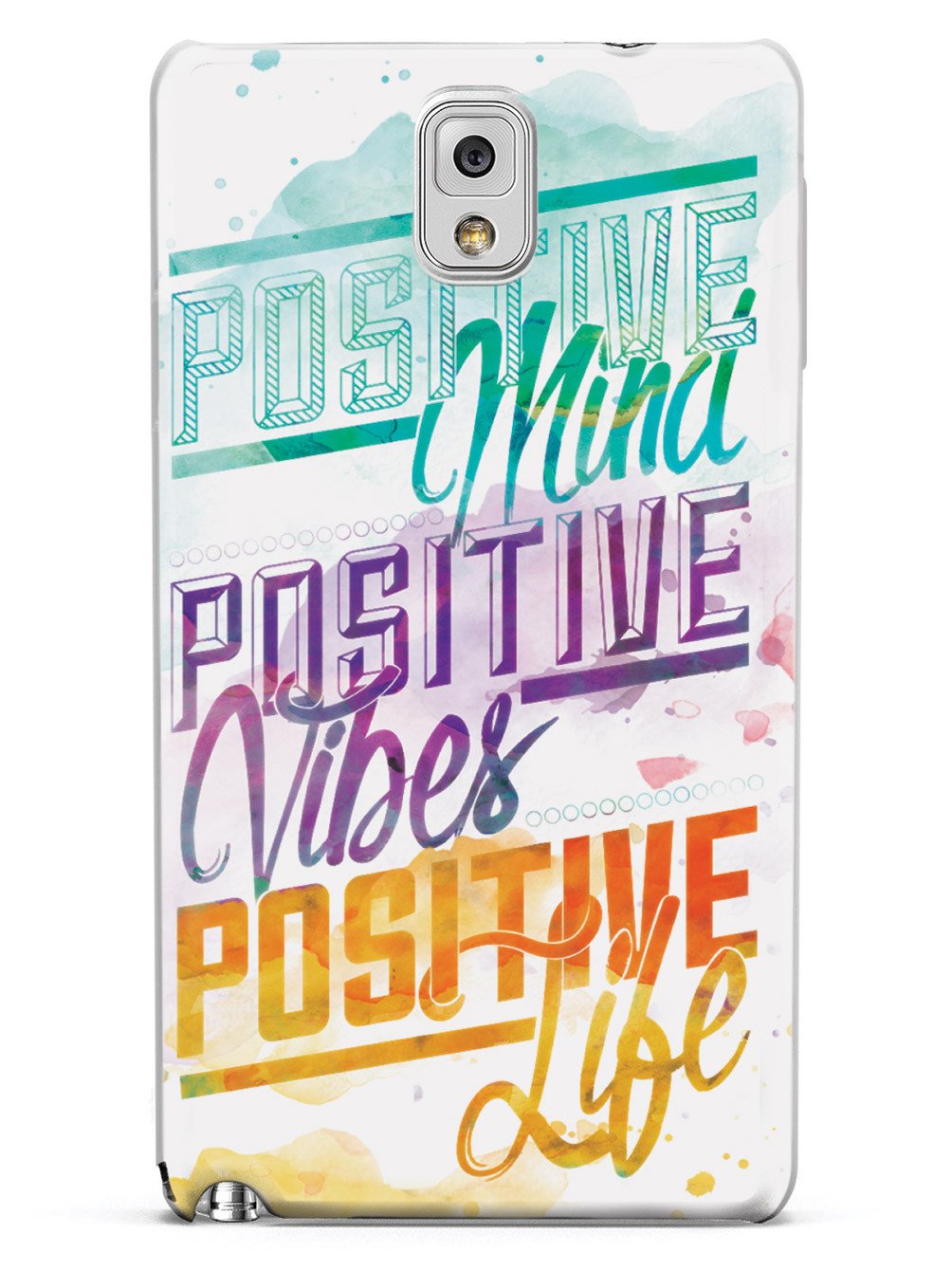 Positive Mind, Positive Vibes, Positive Life - Inspirational Quote Case - pipercleo.com