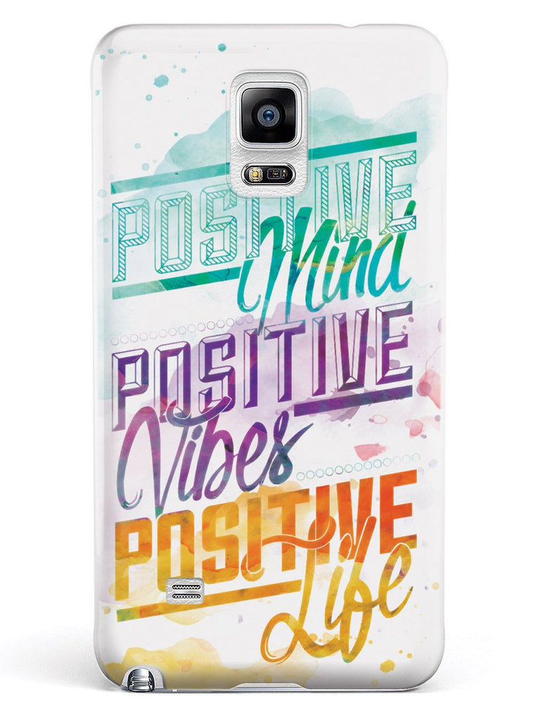 Positive Mind, Positive Vibes, Positive Life - Inspirational Quote Case - pipercleo.com