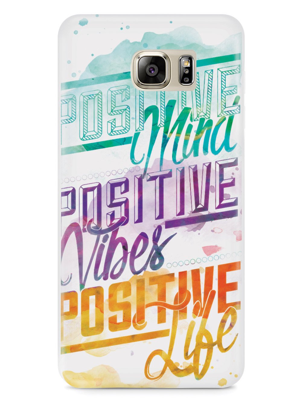 Positive Mind, Positive Vibes, Positive Life - Inspirational Quote Case - pipercleo.com