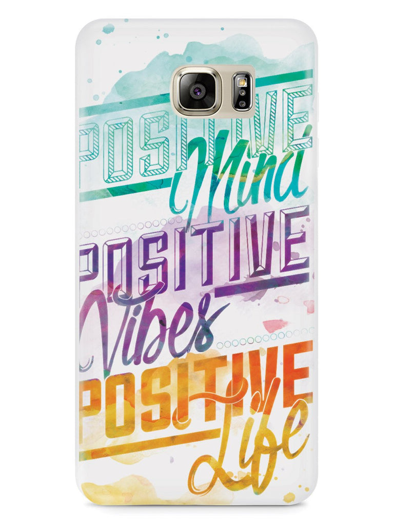 Positive Mind, Positive Vibes, Positive Life - Inspirational Quote Case - pipercleo.com