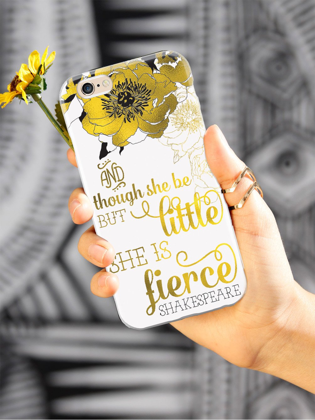 And Though She Be But Little, She is Fierce Case - pipercleo.com