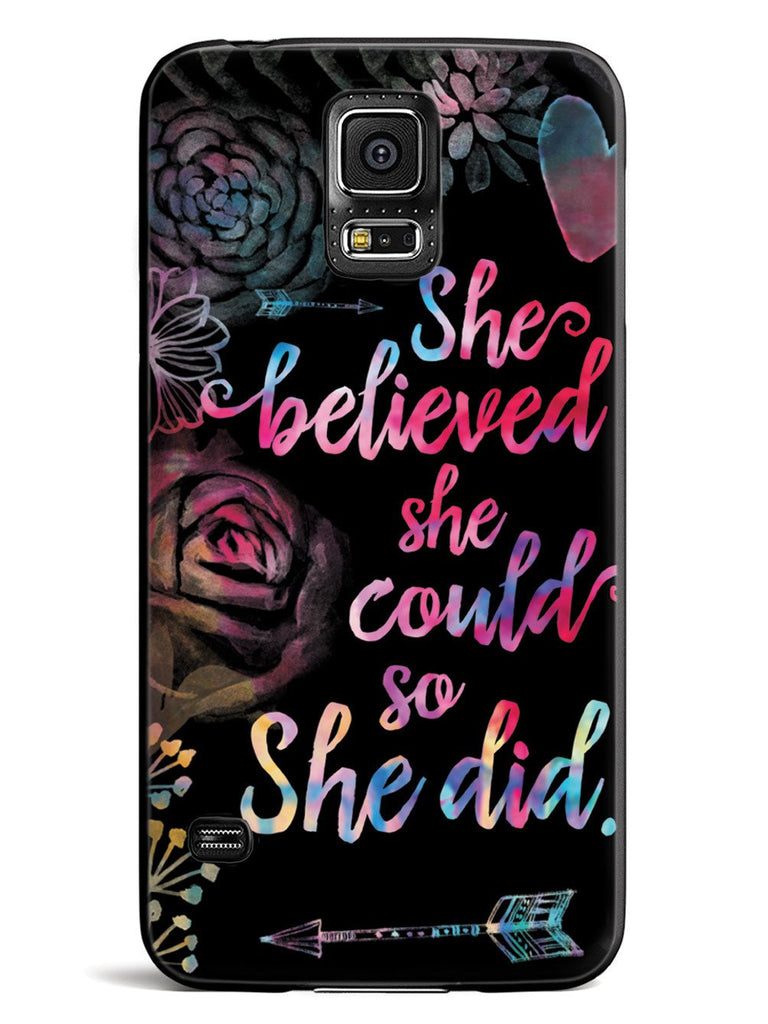 So She Did - Black Case - pipercleo.com