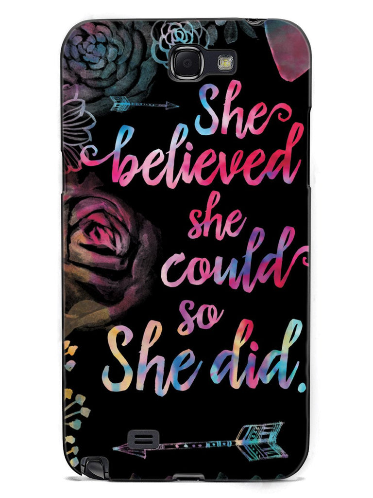 So She Did - Black Case - pipercleo.com