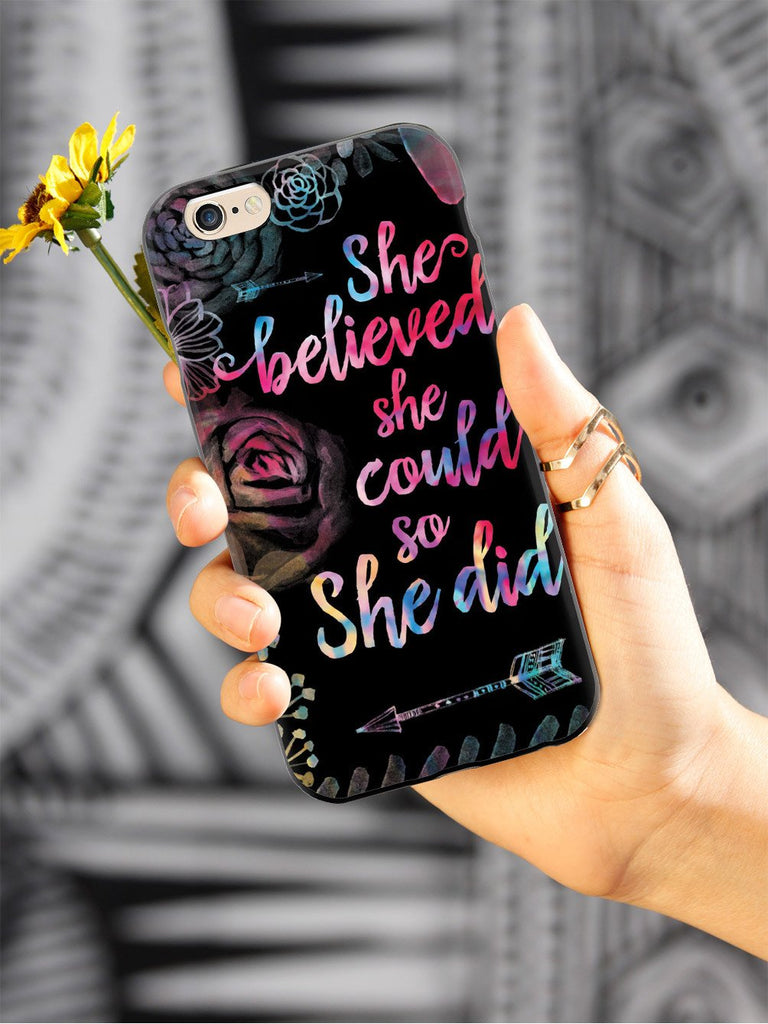 So She Did - Black Case - pipercleo.com