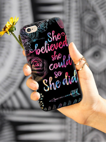 So She Did - Black Case