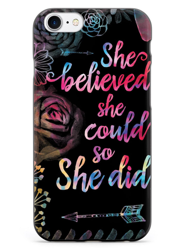 So She Did - Black Case - pipercleo.com