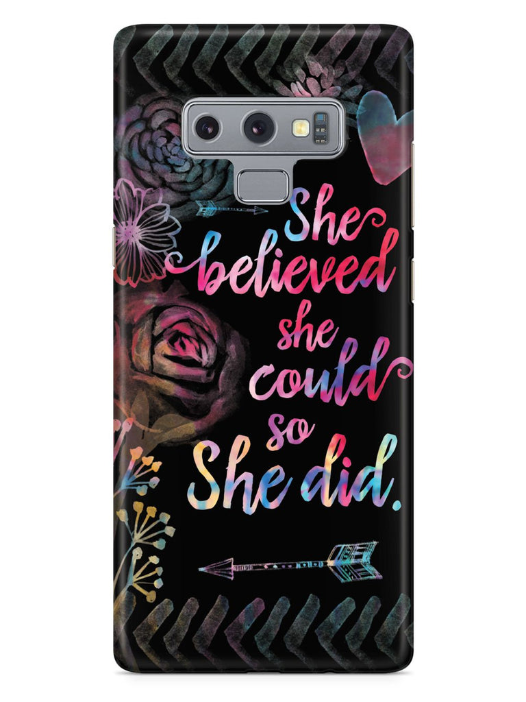 So She Did - Black Case - pipercleo.com