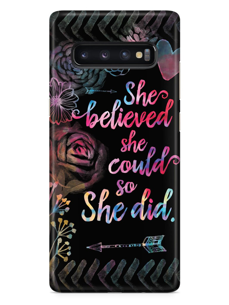 So She Did - Black Case - pipercleo.com