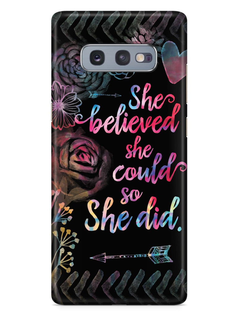 So She Did - Black Case - pipercleo.com