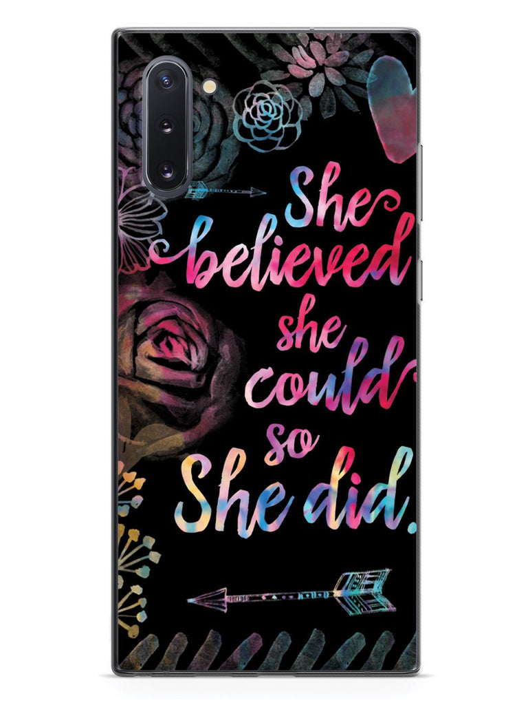 So She Did - Black Case - pipercleo.com