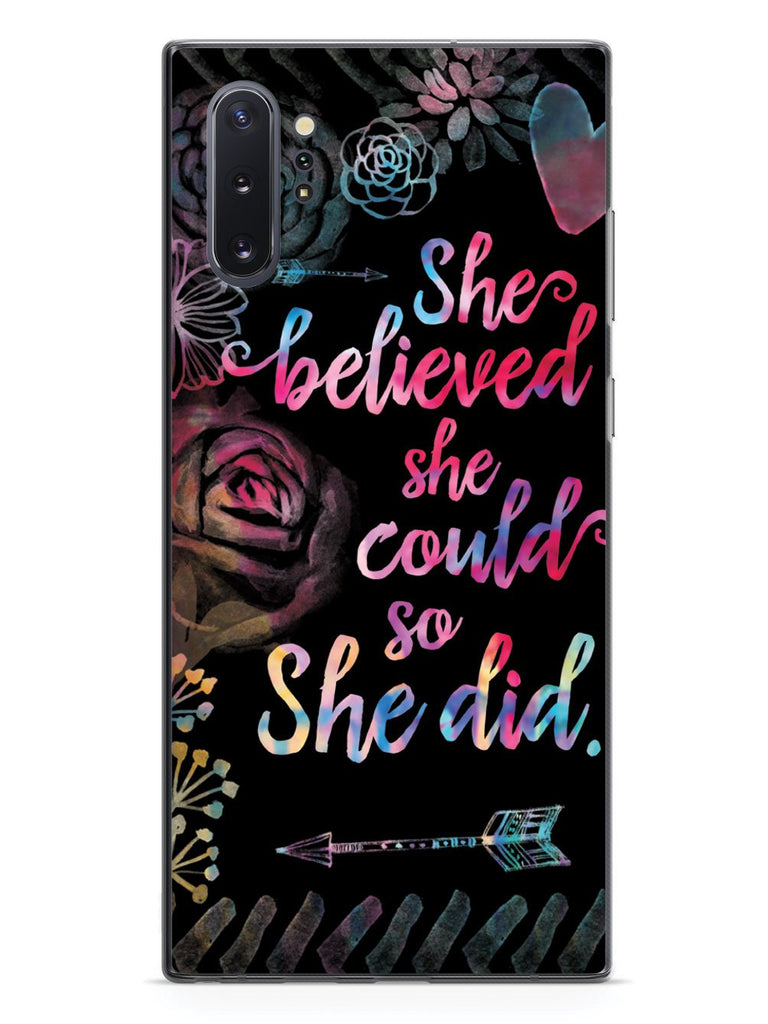 So She Did - Black Case - pipercleo.com