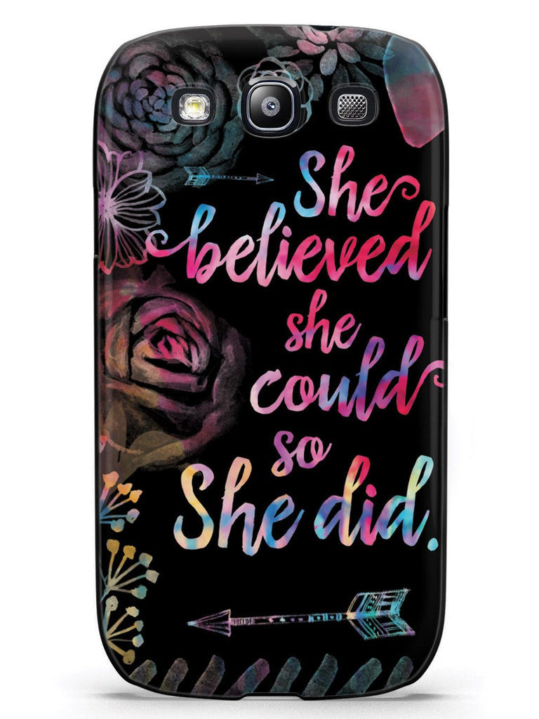 So She Did - Black Case - pipercleo.com