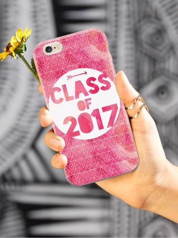 Class of 2017 - Pink Watercolor Case