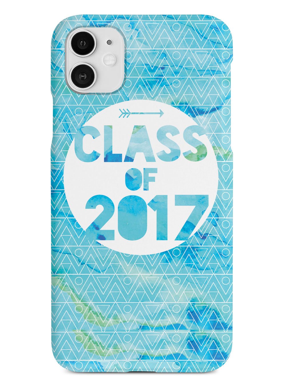 Class of 2017 - Blue Watercolor Case - pipercleo.com