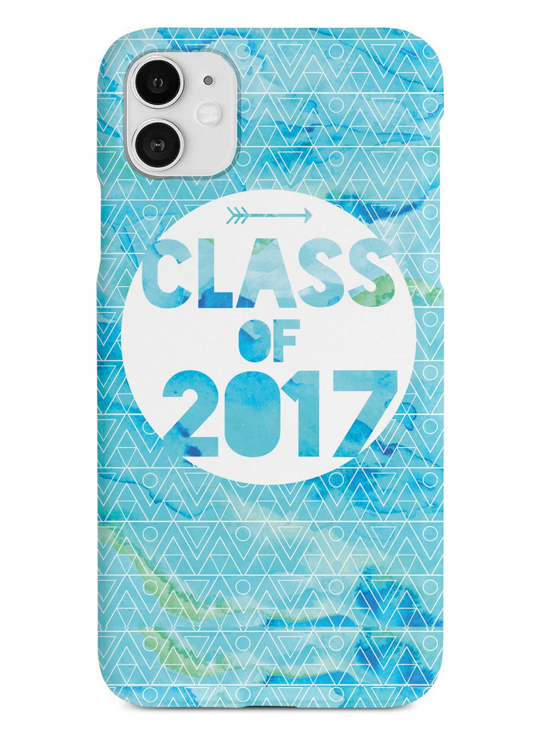 Class of 2017 - Blue Watercolor Case - pipercleo.com