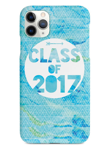 Class of 2017 - Blue Watercolor Case - pipercleo.com