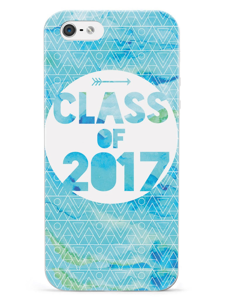 Class of 2017 - Blue Watercolor Case - pipercleo.com