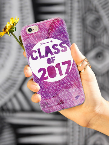 Class of 2017 - Purple Watercolor Case
