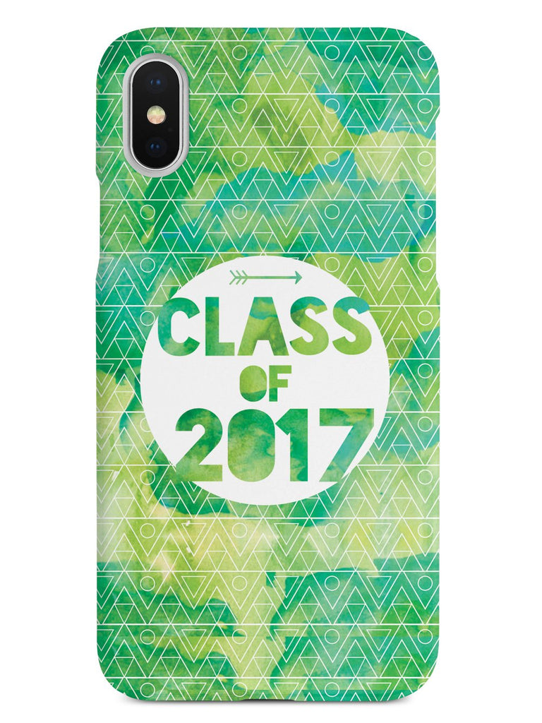 Class of 2017 - Green Watercolor Case - pipercleo.com