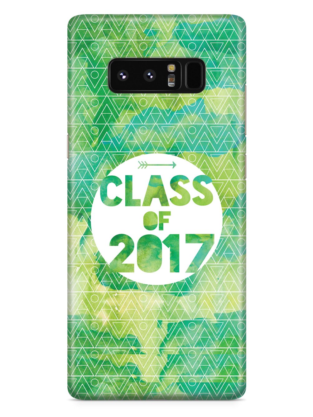 Class of 2017 - Green Watercolor Case - pipercleo.com