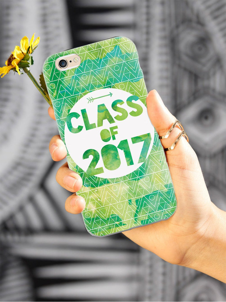 Class of 2017 - Green Watercolor Case - pipercleo.com