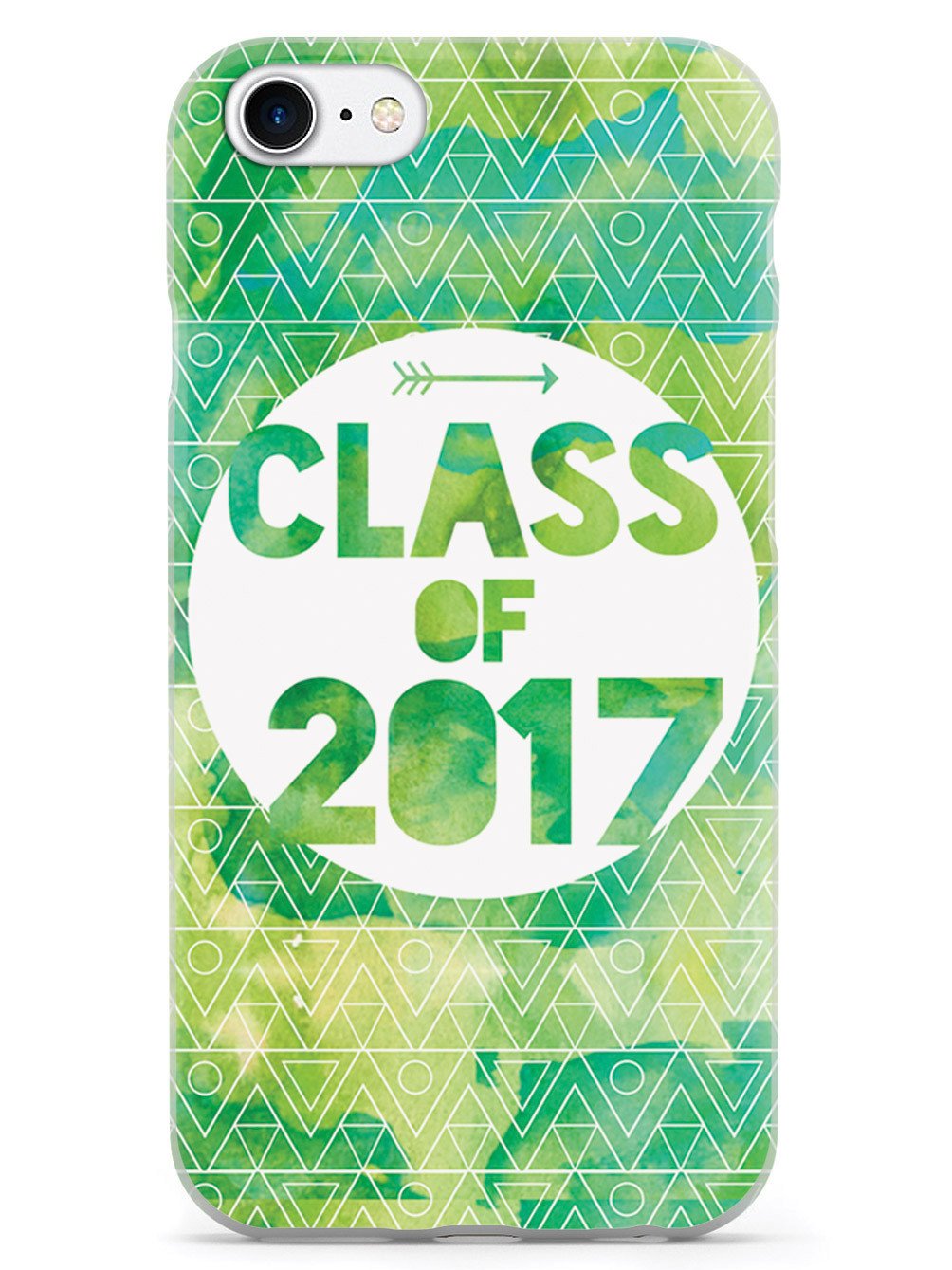Class of 2017 - Green Watercolor Case - pipercleo.com