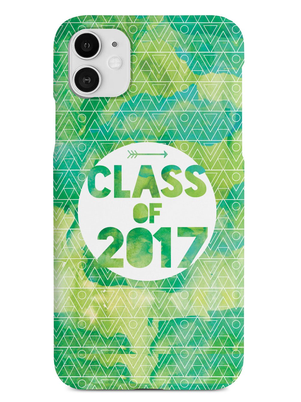 Class of 2017 - Green Watercolor Case - pipercleo.com