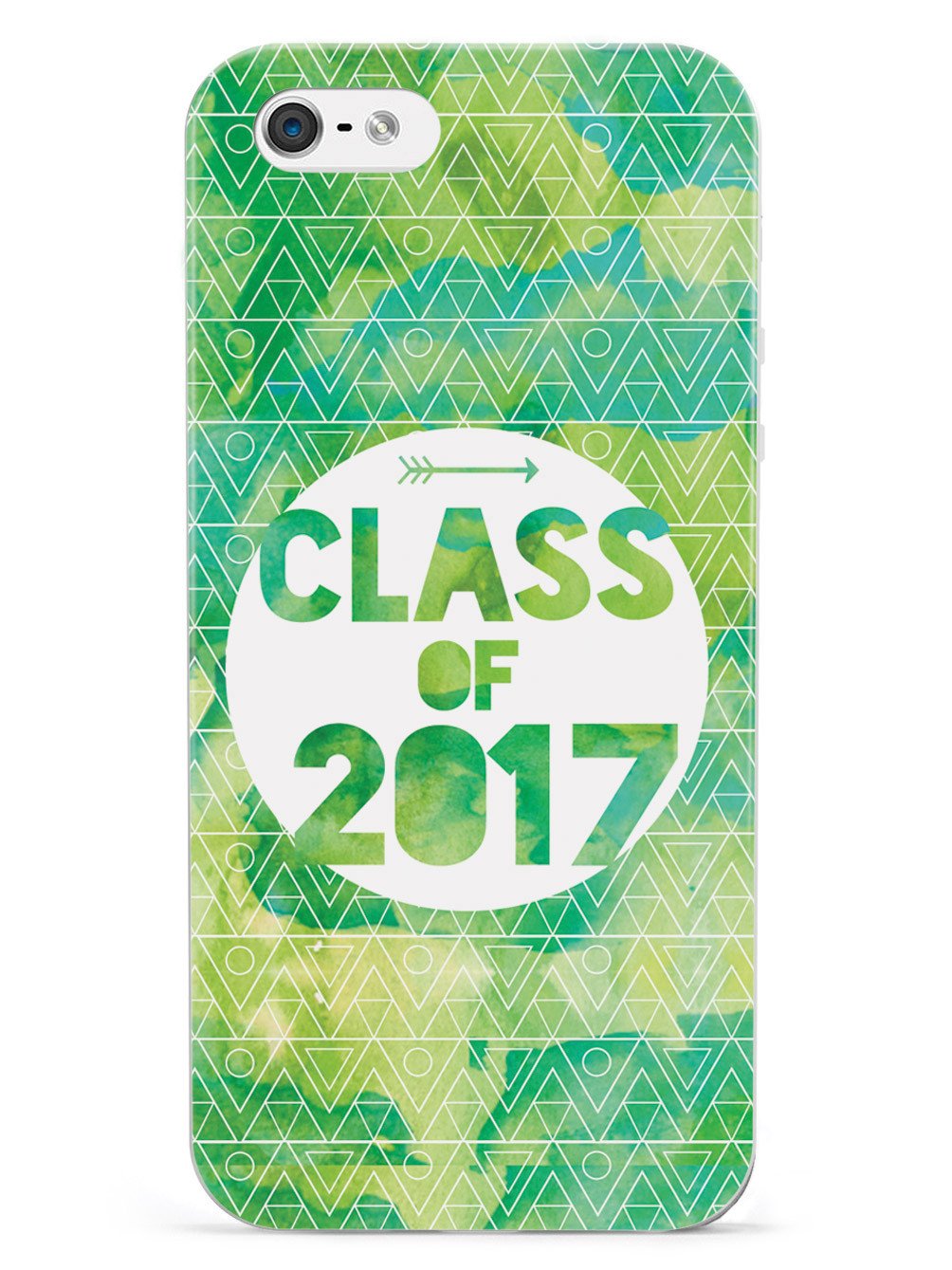 Class of 2017 - Green Watercolor Case - pipercleo.com