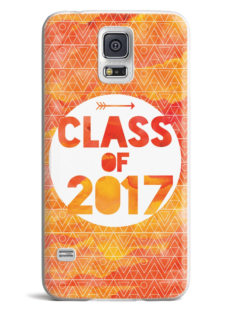 Class of 2017 - Orange Watercolor Case - pipercleo.com