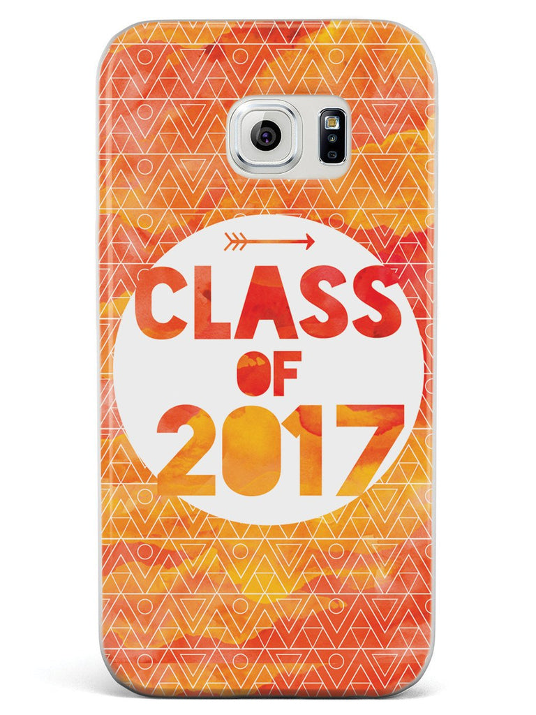 Class of 2017 - Orange Watercolor Case - pipercleo.com