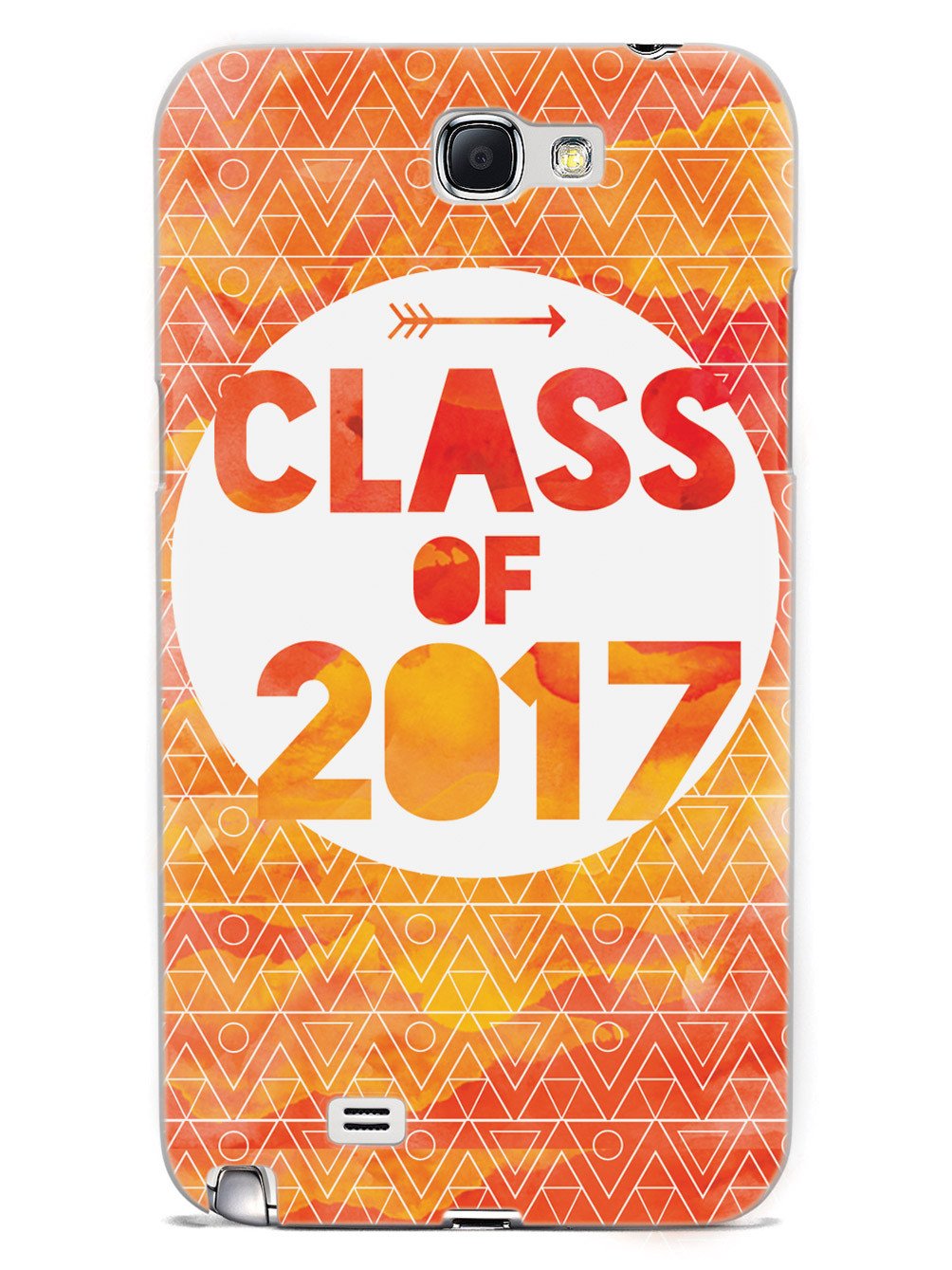 Class of 2017 - Orange Watercolor Case - pipercleo.com