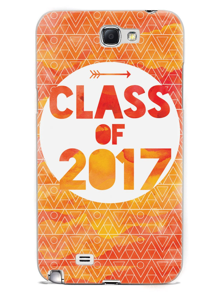 Class of 2017 - Orange Watercolor Case - pipercleo.com