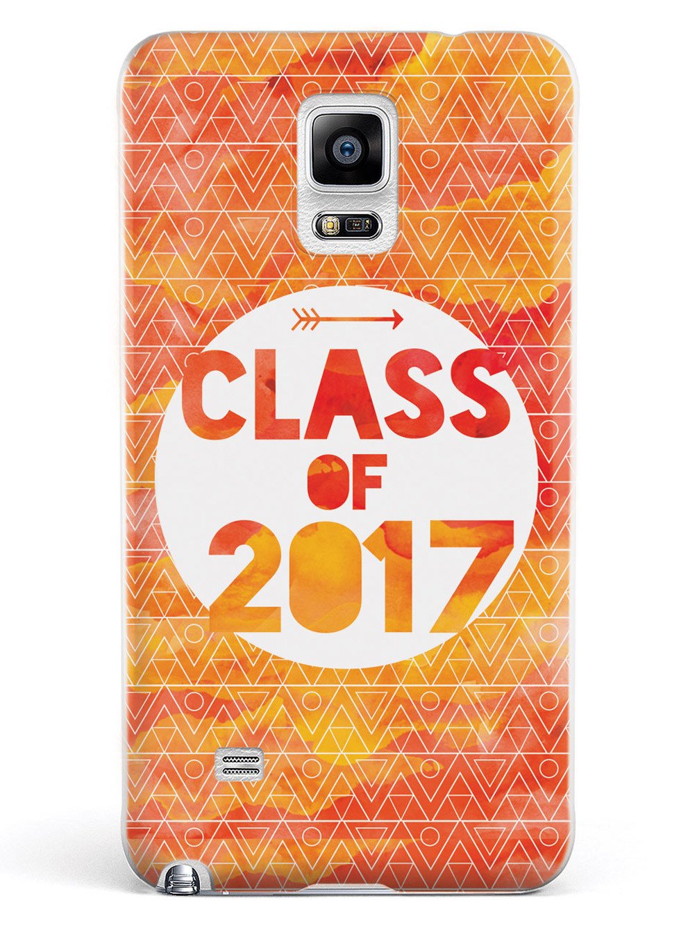 Class of 2017 - Orange Watercolor Case - pipercleo.com