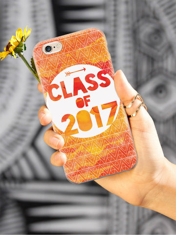 Class of 2017 - Orange Watercolor Case