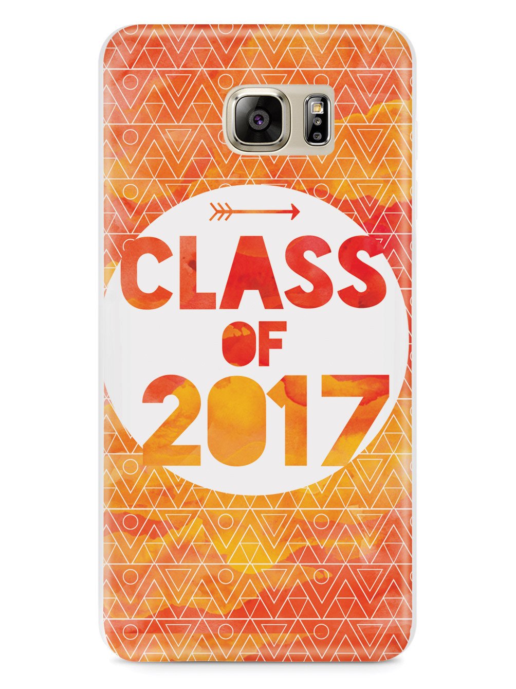 Class of 2017 - Orange Watercolor Case - pipercleo.com