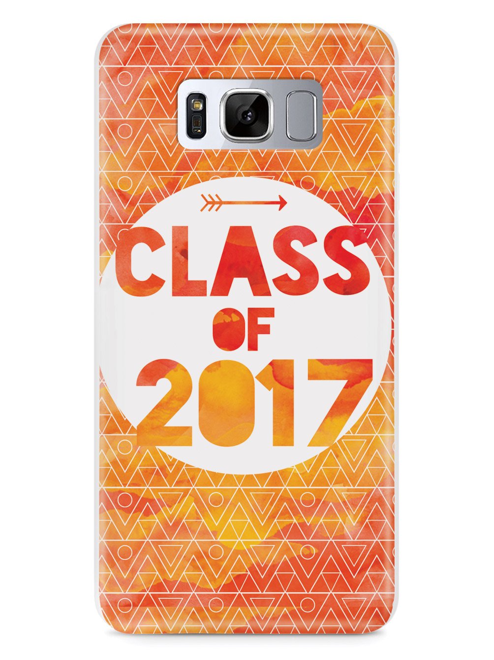 Class of 2017 - Orange Watercolor Case - pipercleo.com