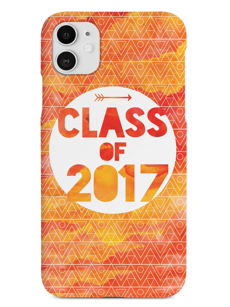 Class of 2017 - Orange Watercolor Case - pipercleo.com