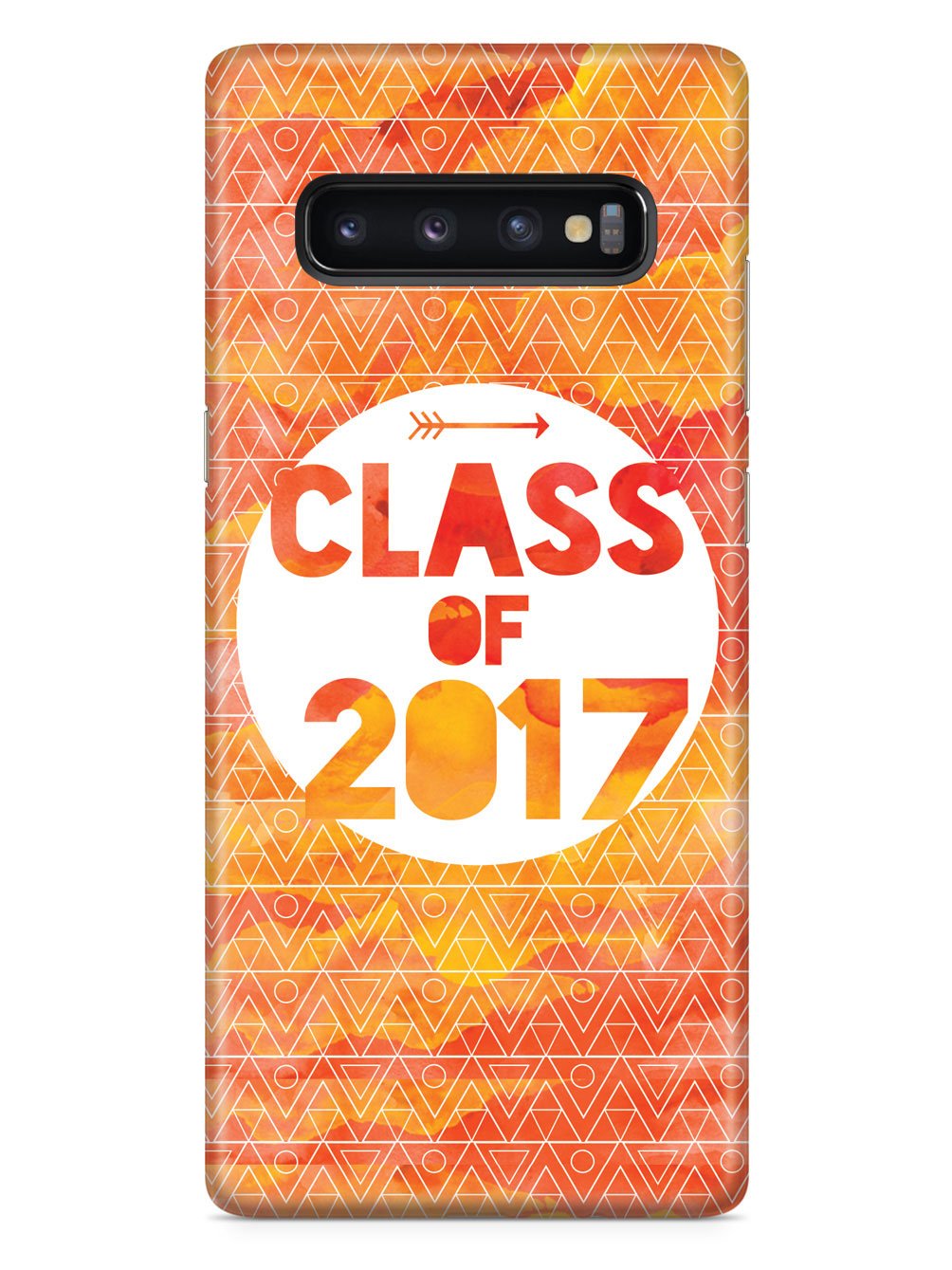 Class of 2017 - Orange Watercolor Case - pipercleo.com
