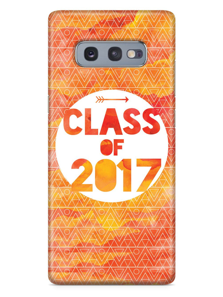Class of 2017 - Orange Watercolor Case - pipercleo.com
