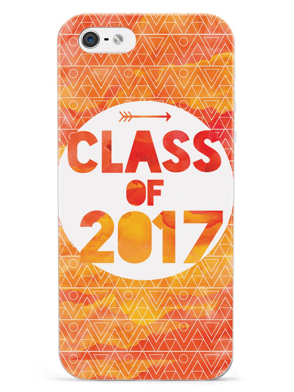 Class of 2017 - Orange Watercolor Case - pipercleo.com
