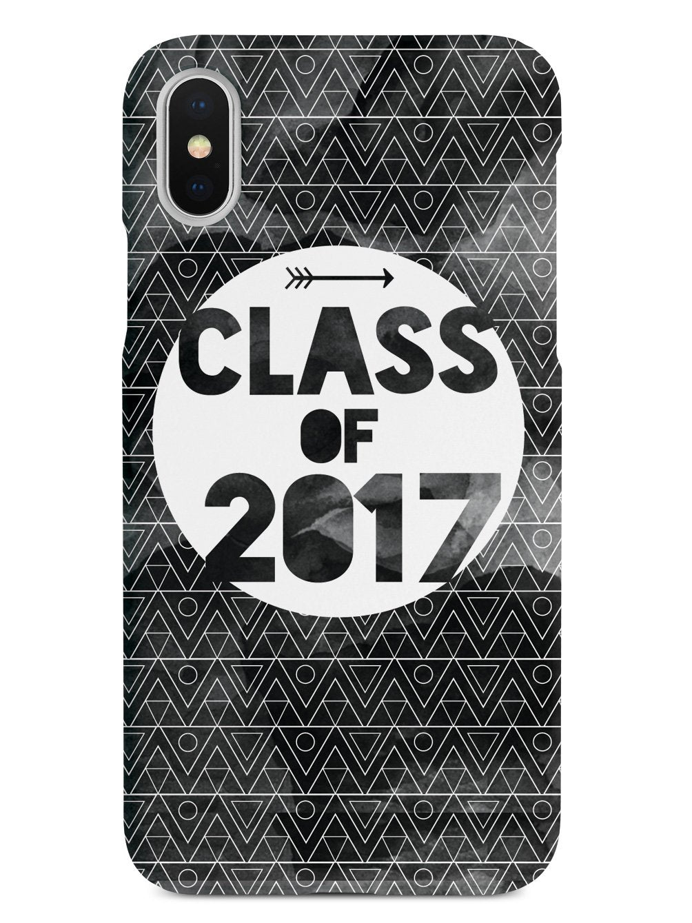 Class of 2017 - Black Watercolor Case - pipercleo.com