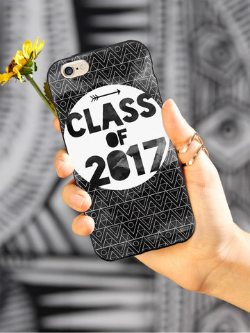 Class of 2017 - Black Watercolor Case